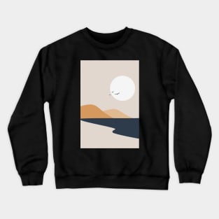 Minimalist Landscape Crewneck Sweatshirt